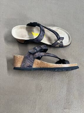 Viking Comfort Revolution Ergonomic Pewter Cork Comfort Sandal Size EU 38